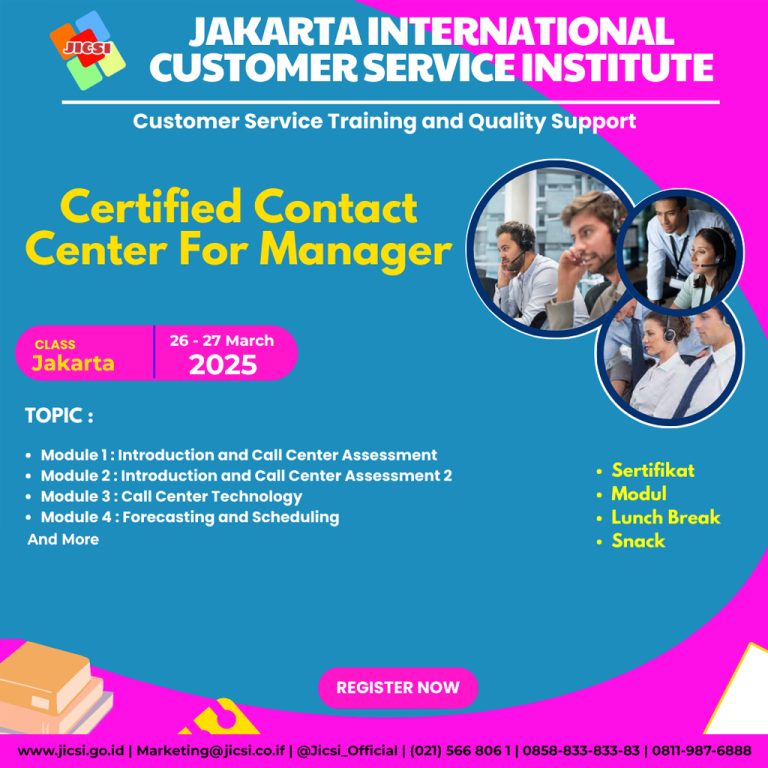 Certified Contact Center For manager March