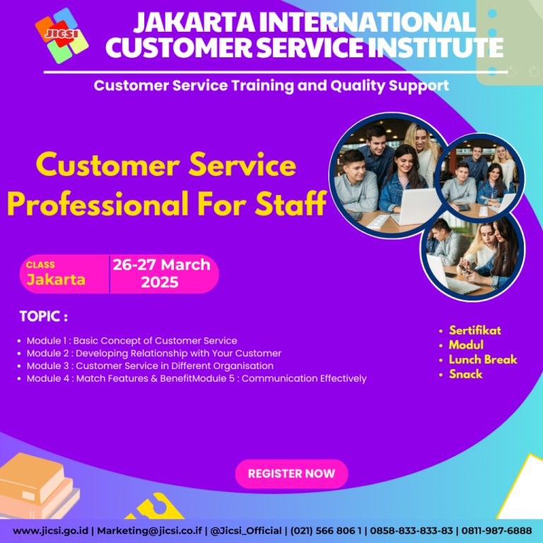 Certified Customer Service Professional For Staff March