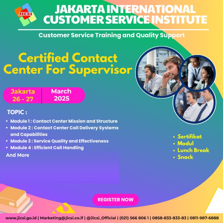 new Certified Contact Center For Supervisor March